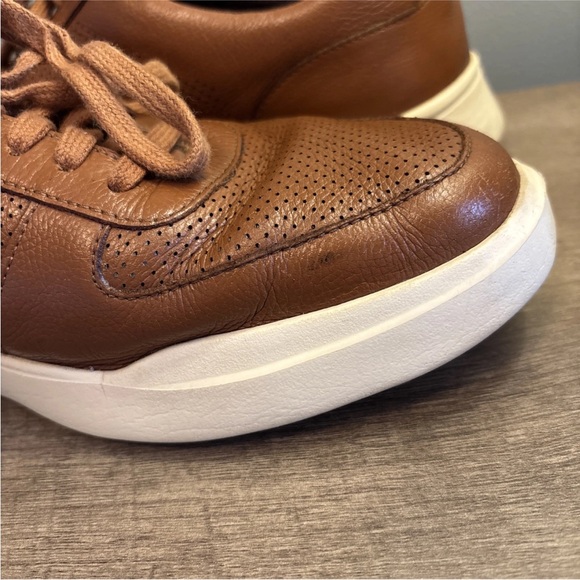 Cole Haan Mens Grand Crosscourt II Sneakers Shoes Brown Leather Size 11.5M - Picture 9 of 12